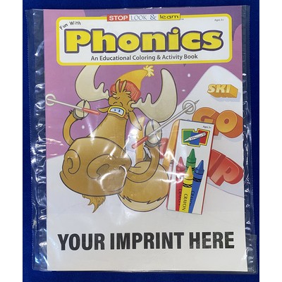 Fun with Phonics Coloring Book Fun Pack